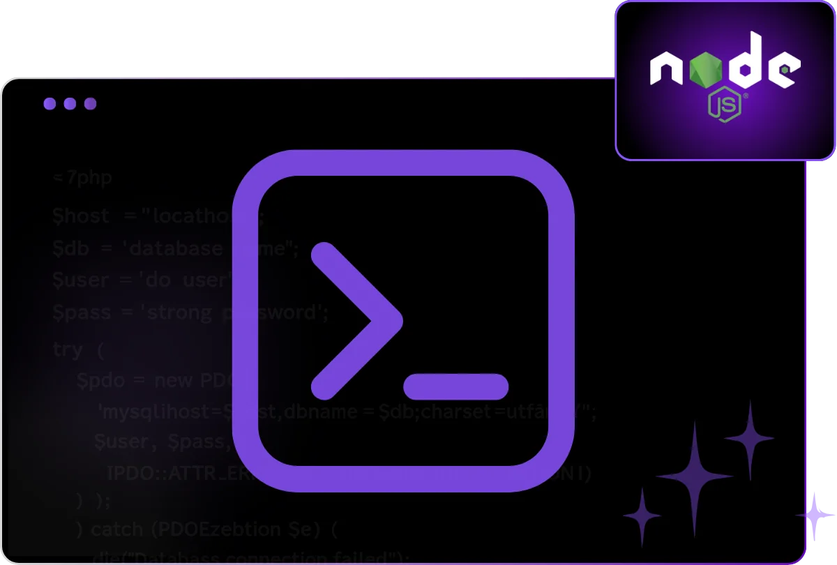 Node.js VPS hosting - Node.js VPS hosting. Own the stack.